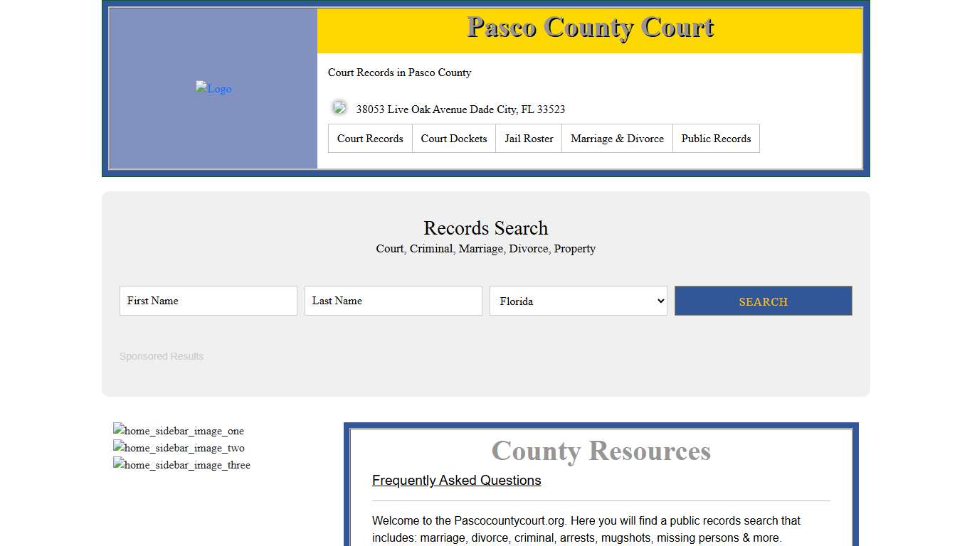 Pasco County Court | Records Search